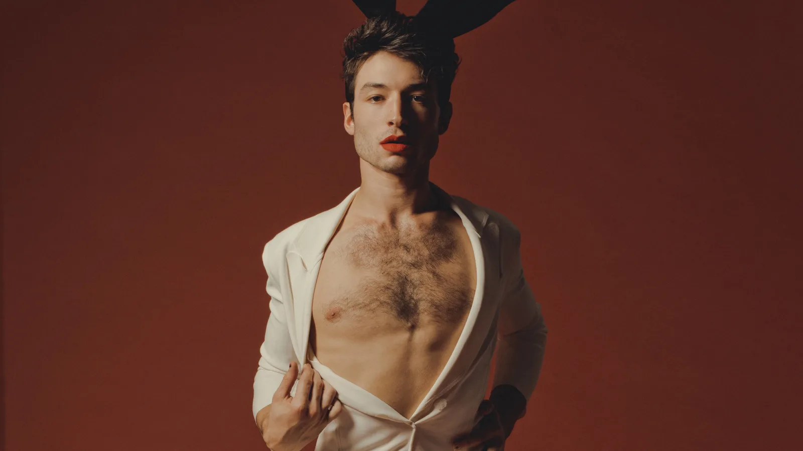 1600px x 900px - Ezra Miller Poses for Playboy, Talks Suicide and Polyamory