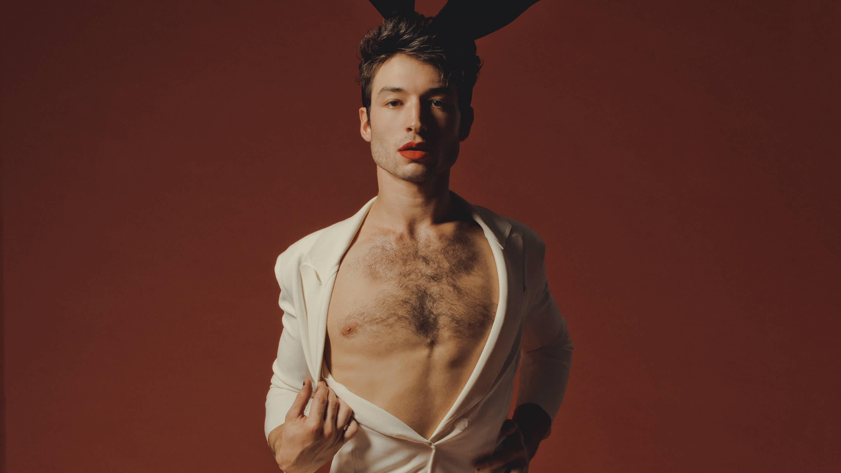 2880px x 1620px - Ezra Miller Poses for Playboy, Talks Suicide and Polyamory