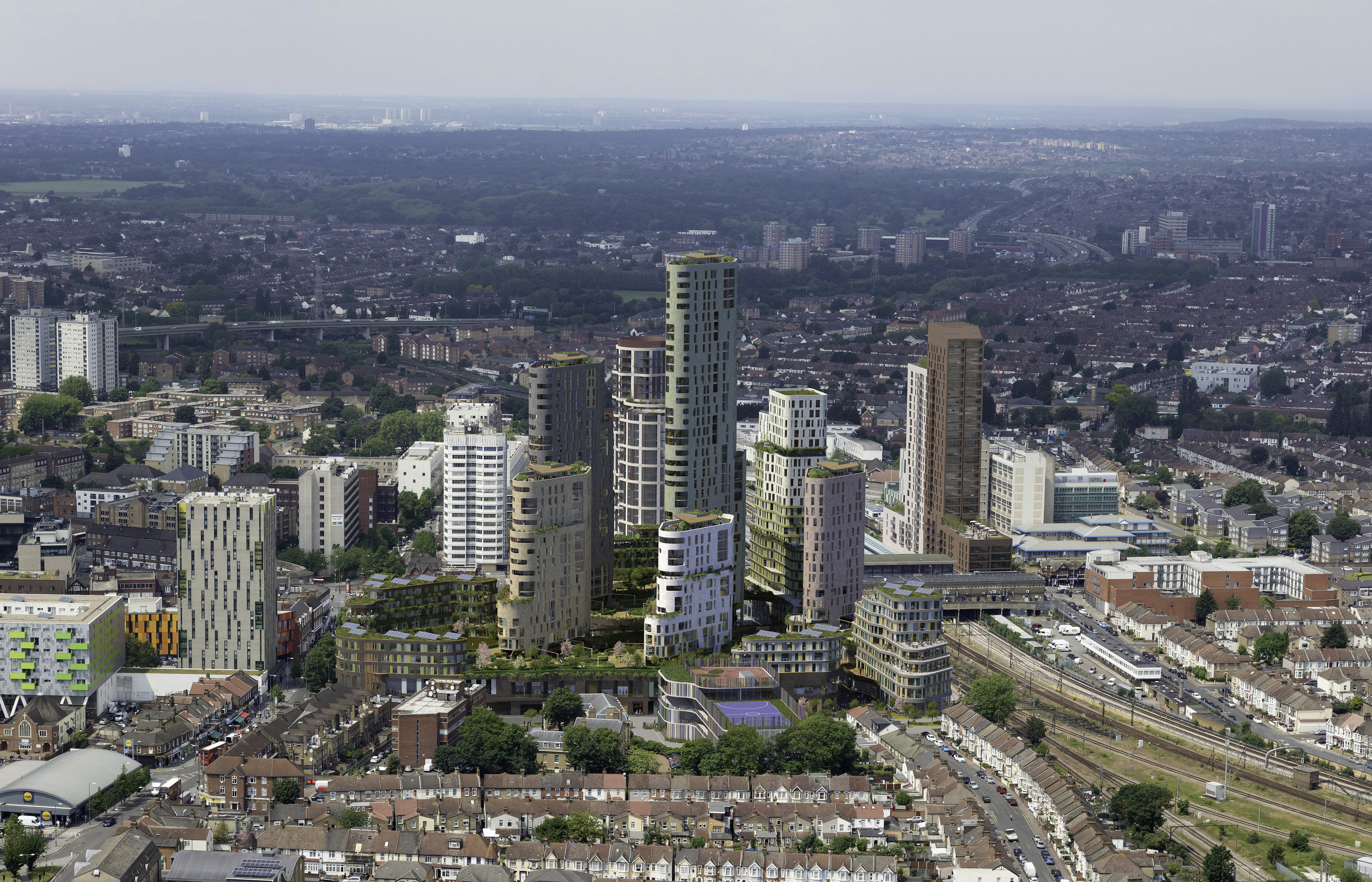 160615 Vicarage Field Aerial View