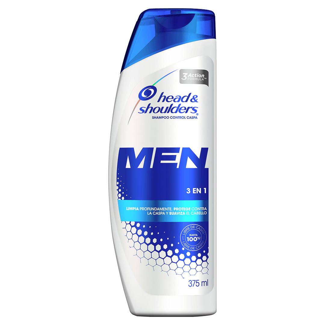 Shampoo 3 en 1 para el cuero cabelludo masculino