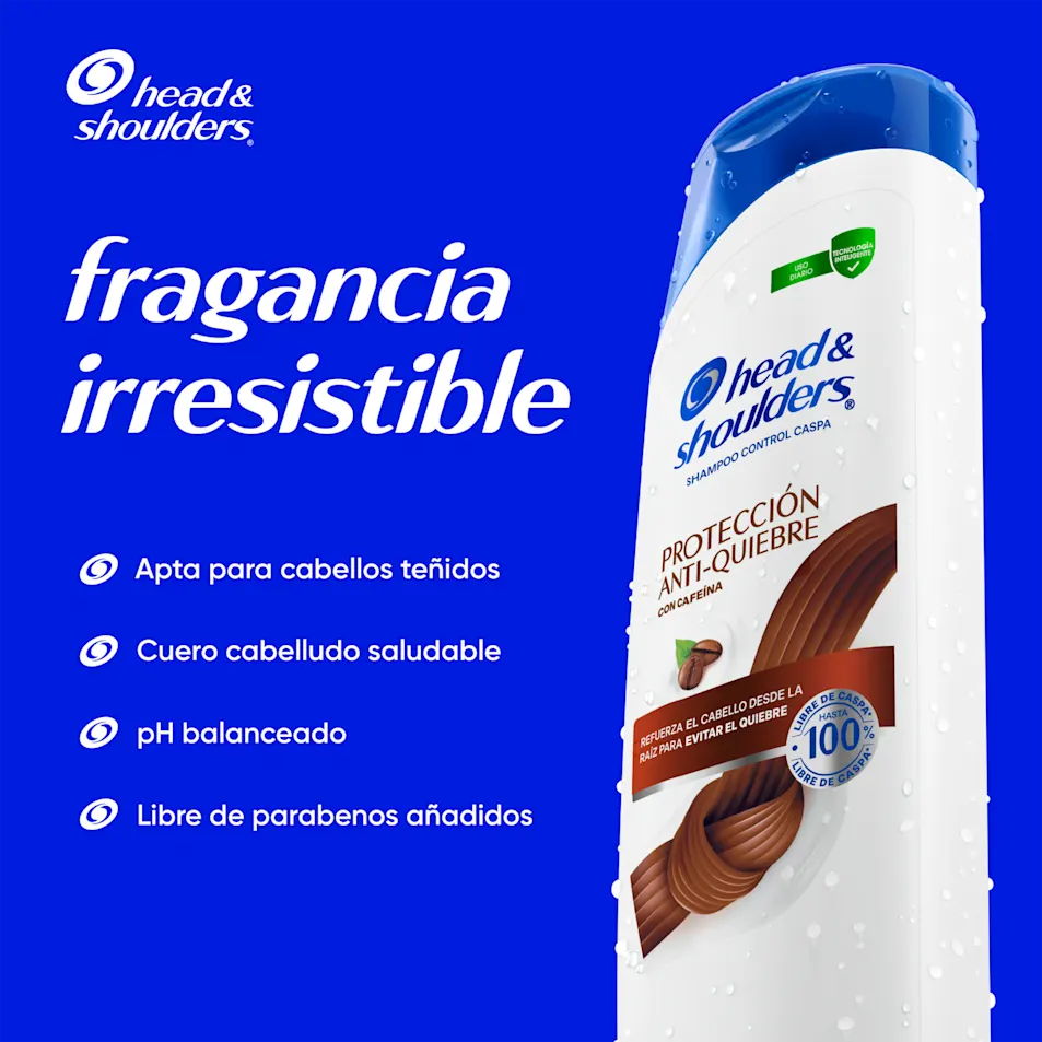 FRAGANCIA IRRESISTIBLE PROTECCIÓN ANTI-QUIEBRE CON CAFEÍNA SHAMPOO