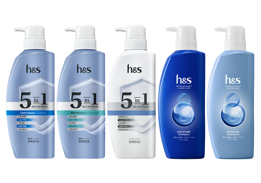 頭皮と髪のお悩みに！世界売上No.1シャンプーブランド| h&s (エイチ