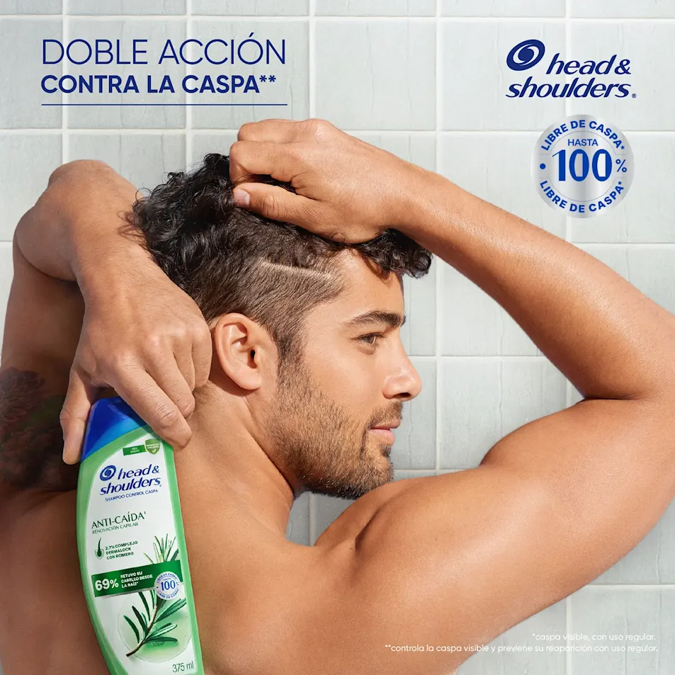  Imágen secundaria con descripción de producto, Shampoo Anti-caída con textura en gel, efecto antioxidante, ph balanceado