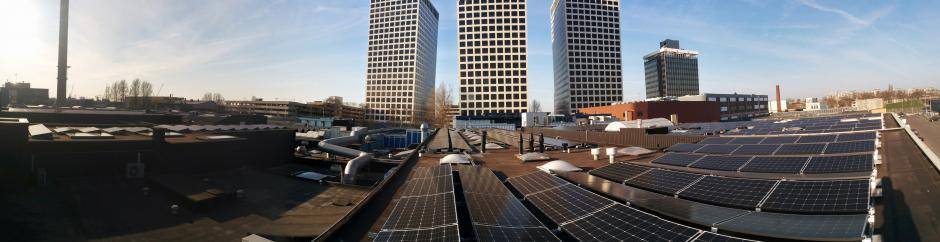 Zonnepanelen op het dak van Snijlab
Lasersnijden op zonne-energie