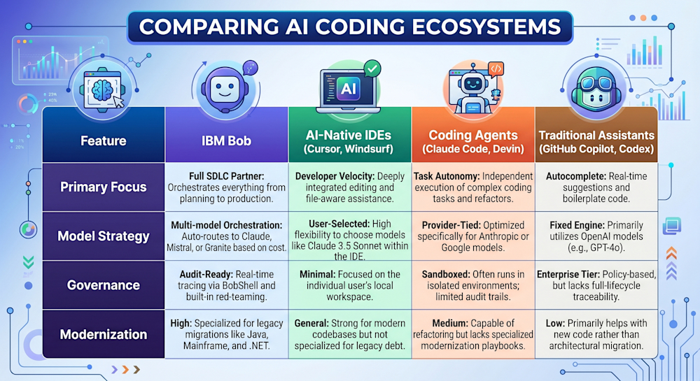 IBM Bob comparison Gemini
