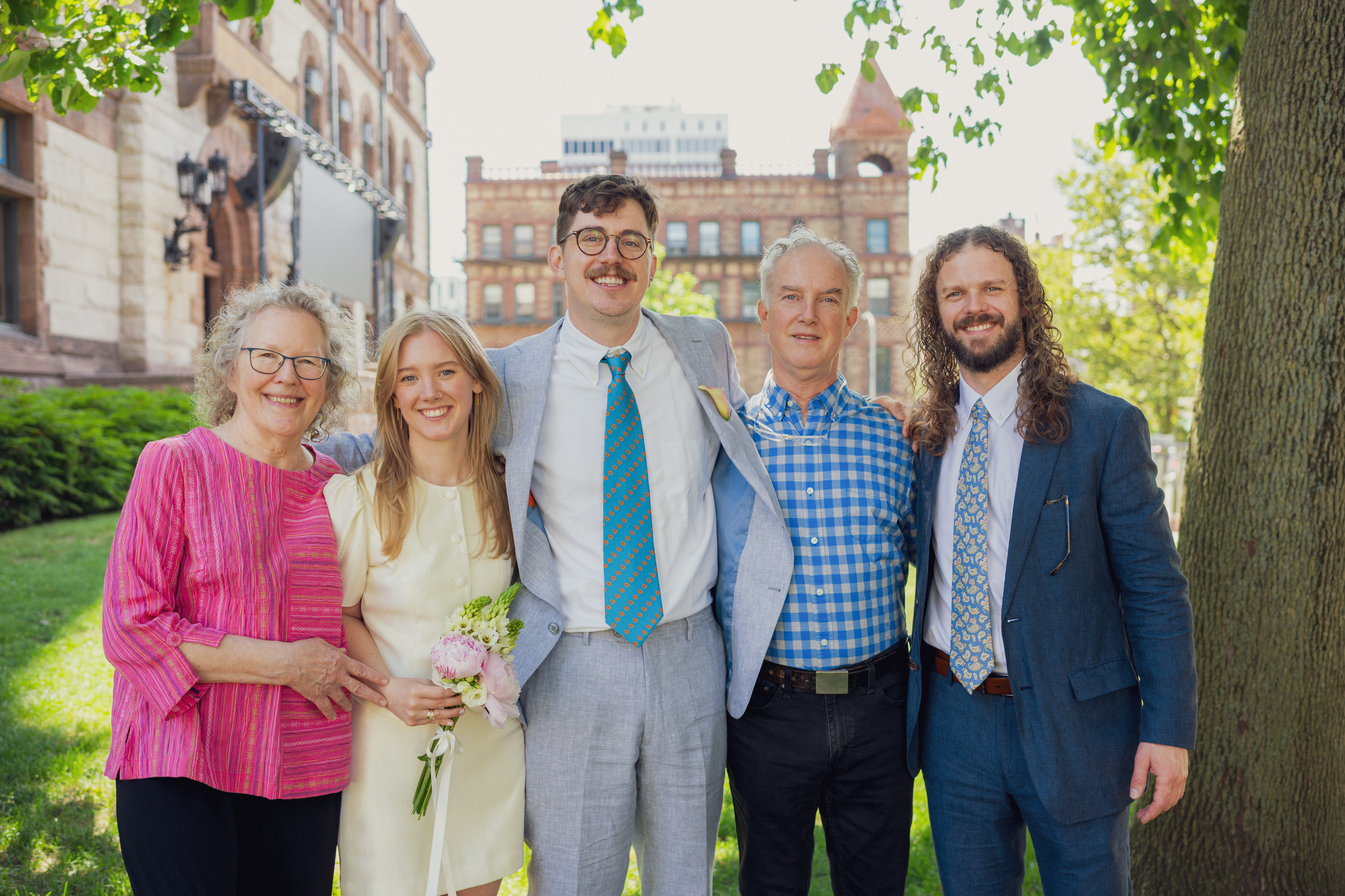 Cambridge City Hall Family Portrait