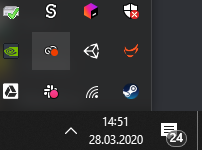 image showing holoswitch icon in windows' tray