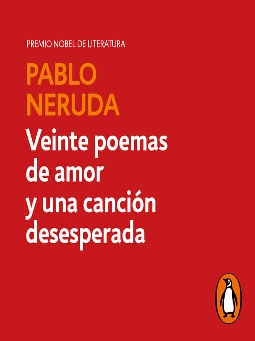 Portada libro Veinte poemas de amor y una canción desesperada