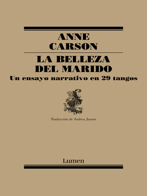 Portada Libro La belleza del marido