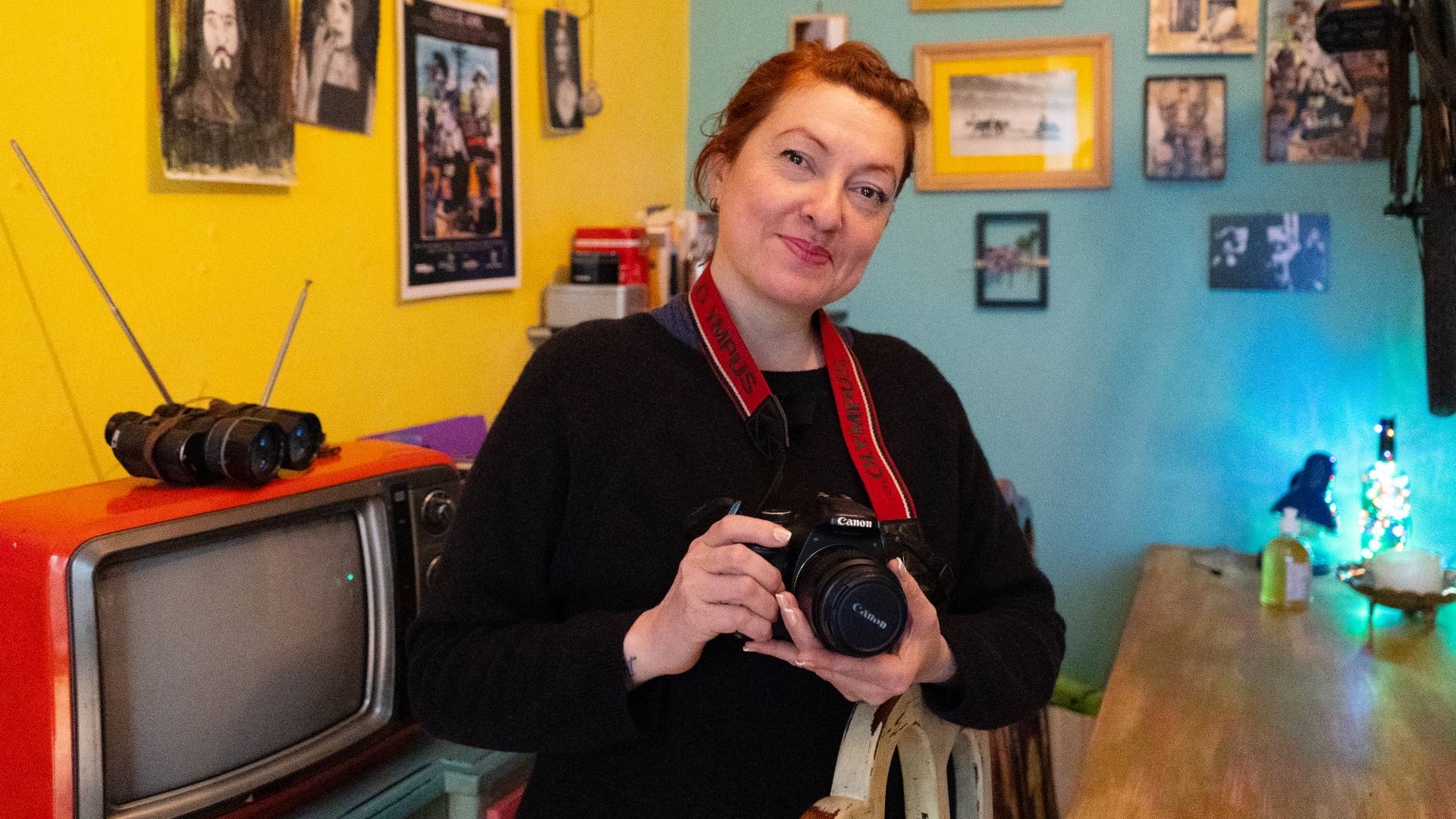 Vecina del Centro Cultural Comfama Aranjuez