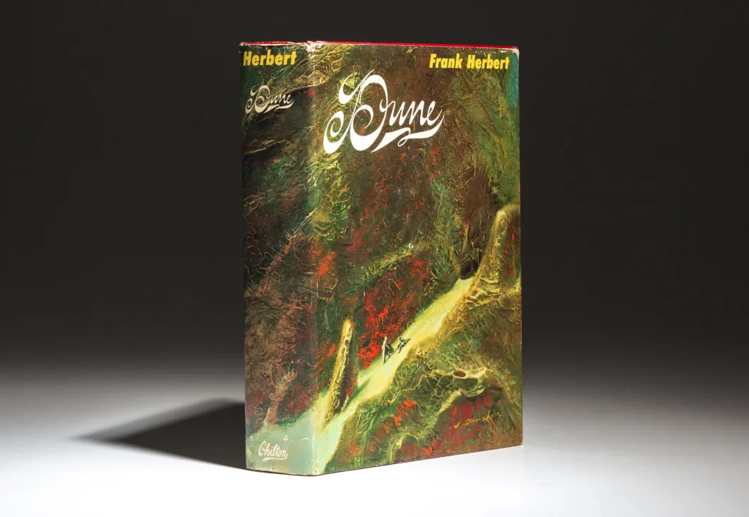 Portada de la primera edición de Dune de 1965.
