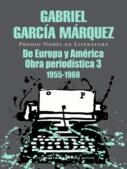 Portada libro De europa y américa Obra periodística, 3 (1955 1960).