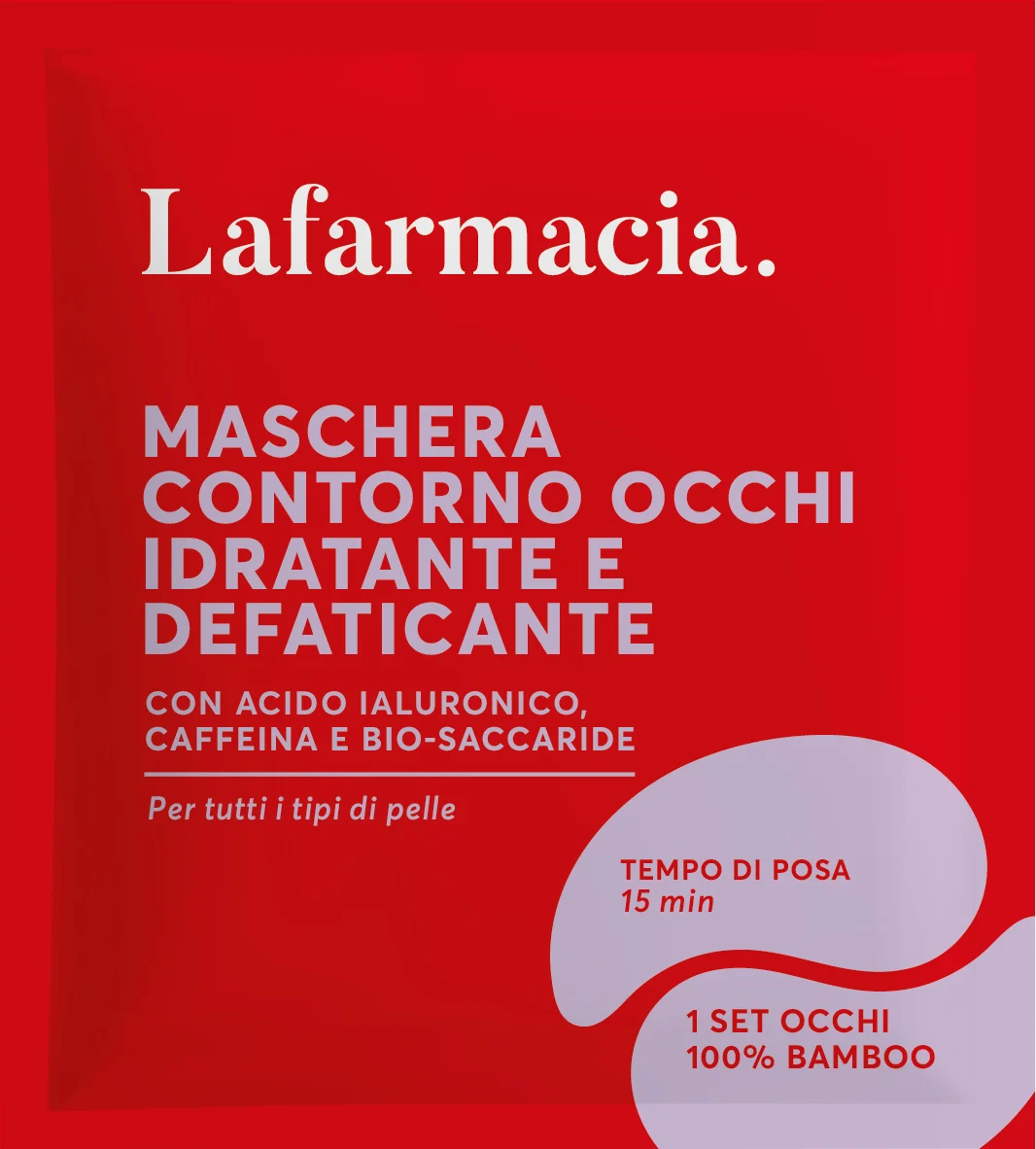 Maschera contorno occhi idratante e defaticante - Cosmetico