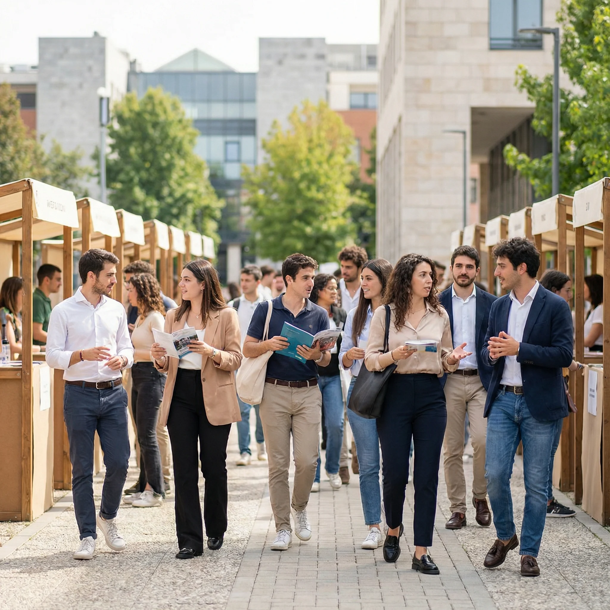 Studenti all'orientamento