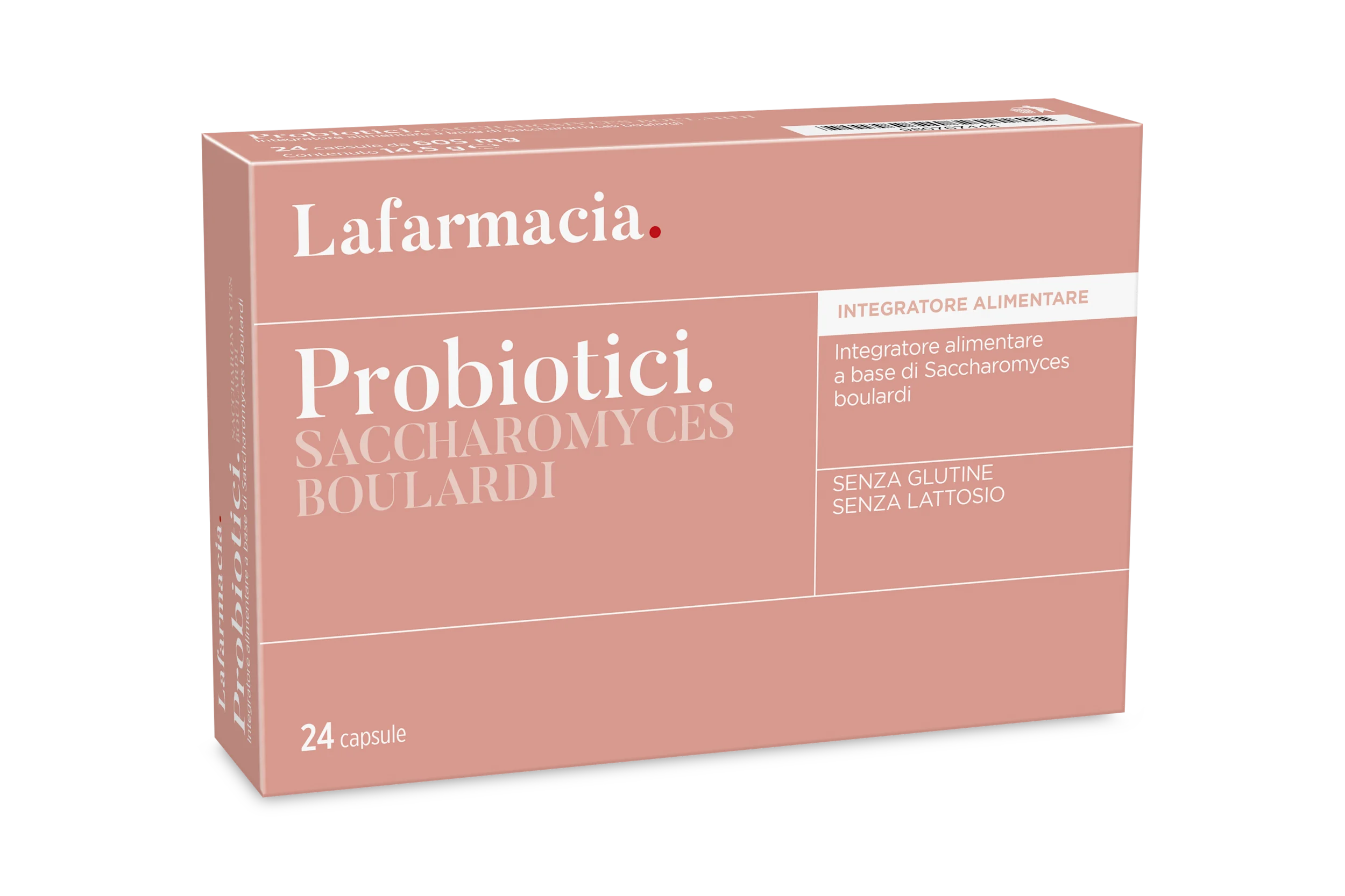 LF Probiotici Saccharomices Boulardi - Integratore alimentare - Scatola 24 capsule