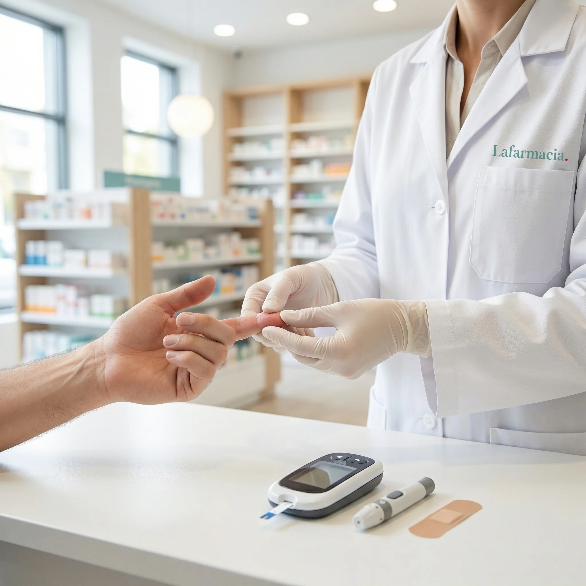 autoanalisi del sangue per la glicemia