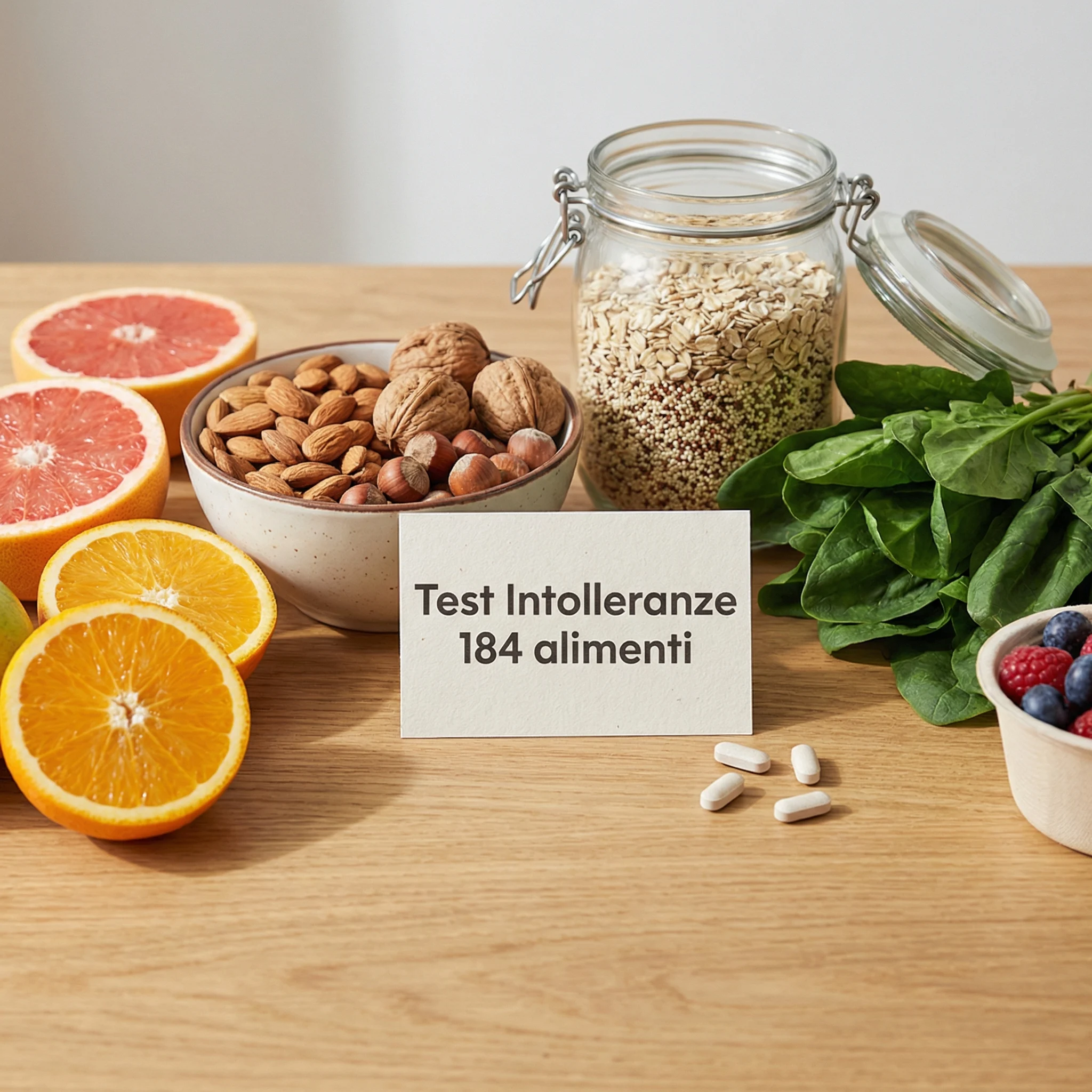 test intolleranze 184 alimenti