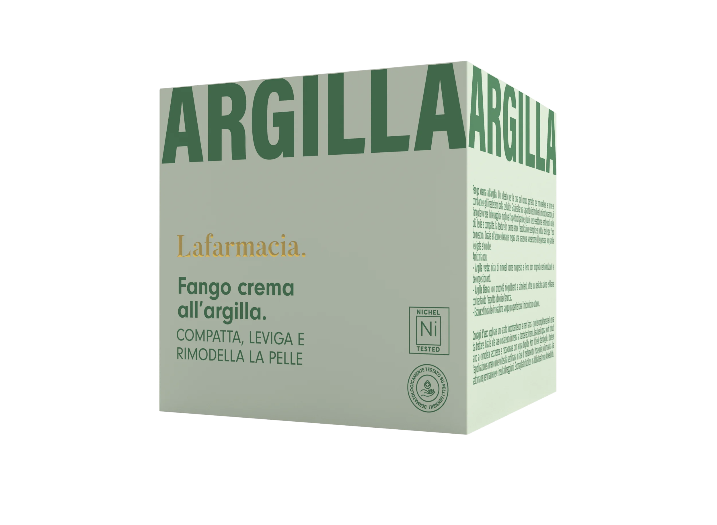 Fango crema all’argilla rimodellante 500ml lafarmacia