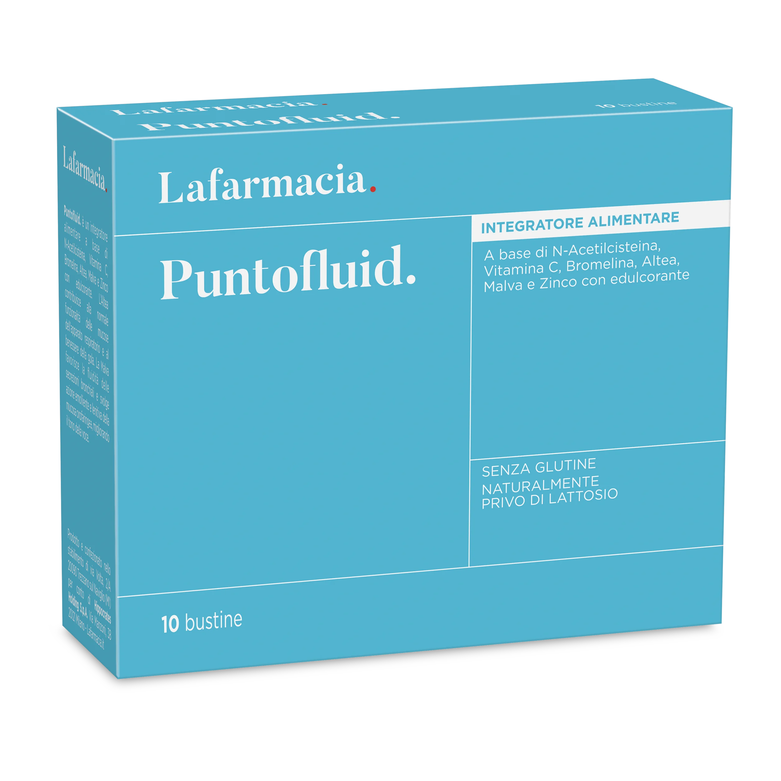 Fluidificante per muco e vie respiratorie in 10 bustine