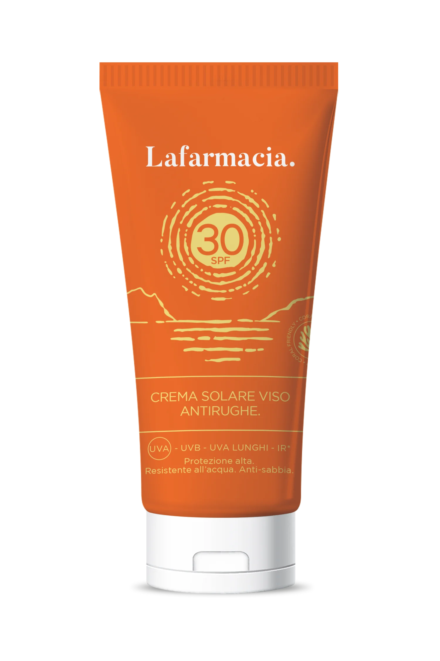 Crema Solare Viso Antirughe SPF 30 50ml profumazione cocco