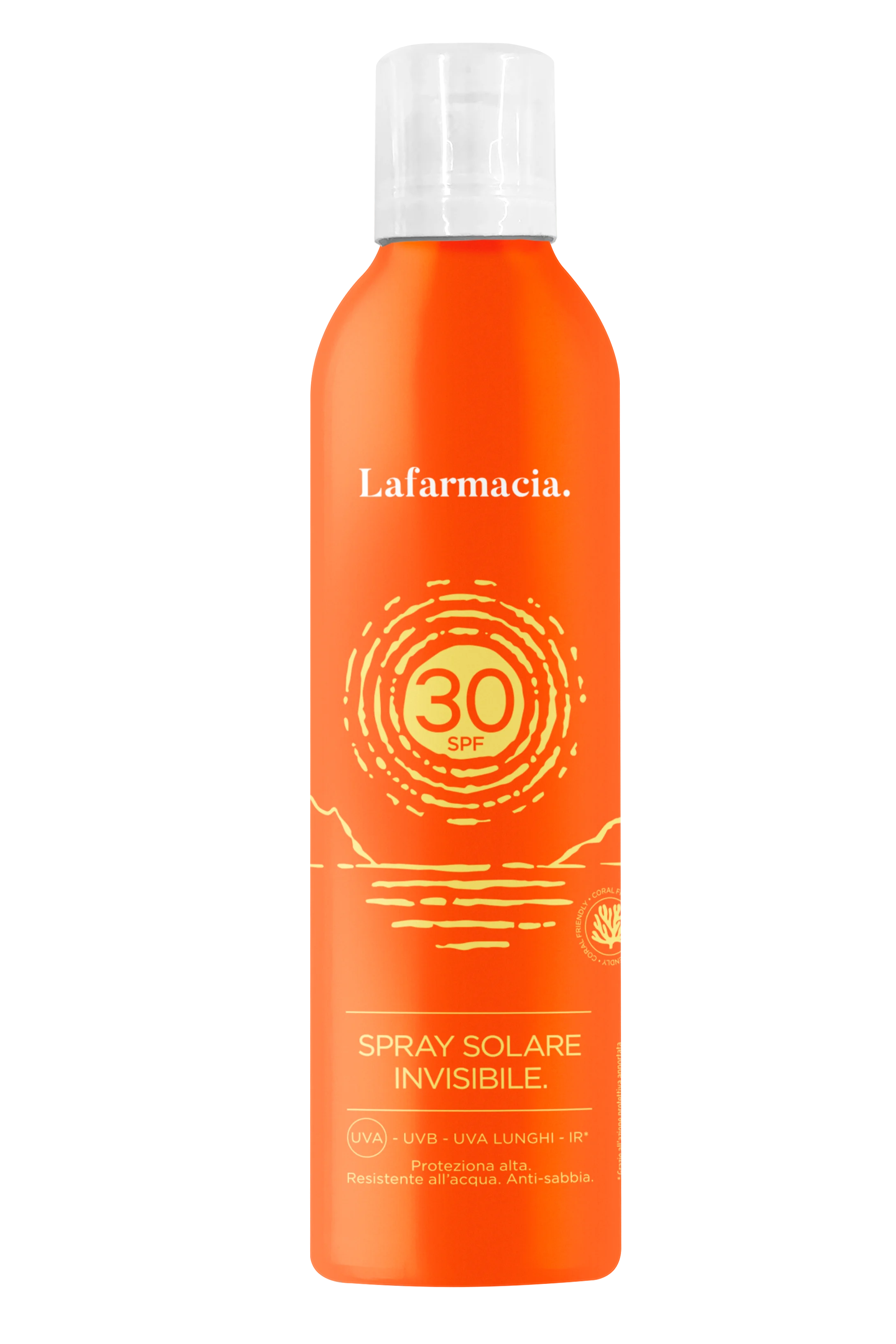 Protezione solare 30 in spray invisibile 200ml profumazione cocco
