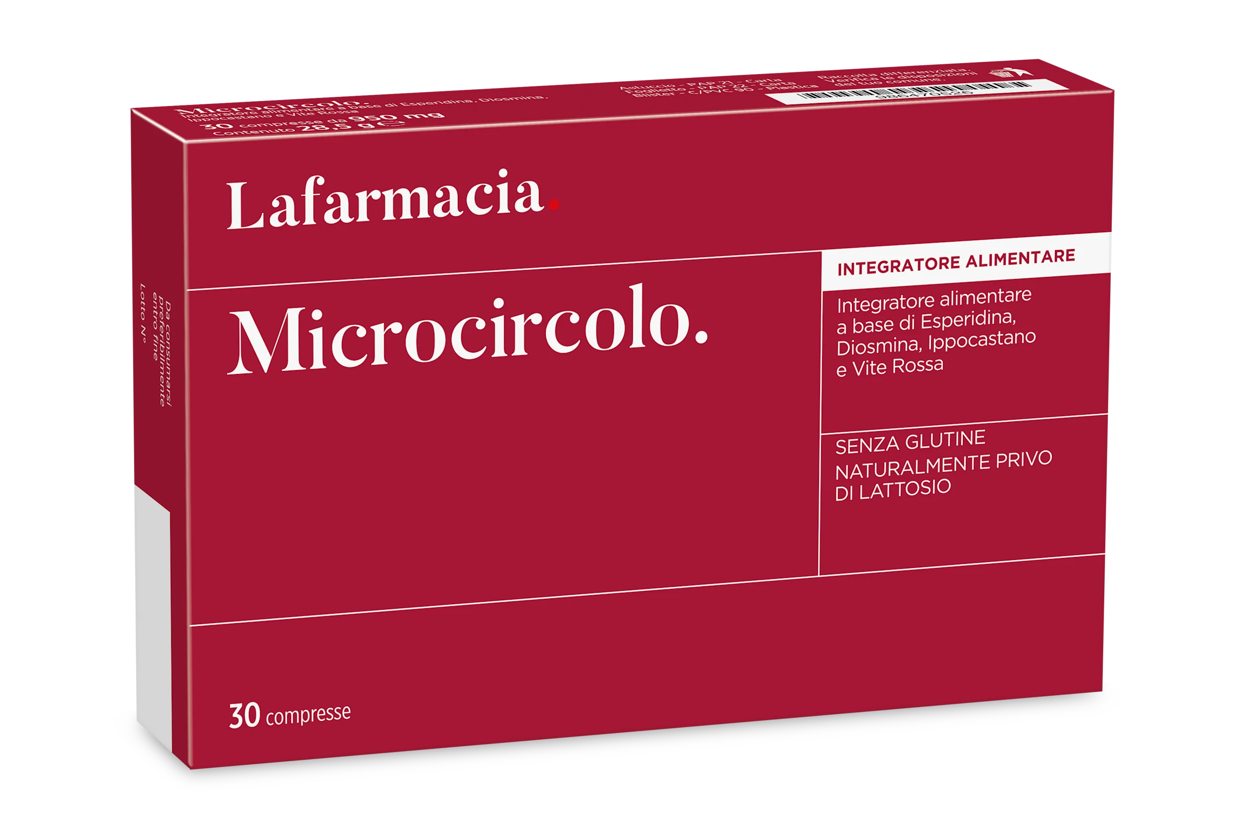 Integratore per il microcircolo e la circolazione venosa in 30Cpr