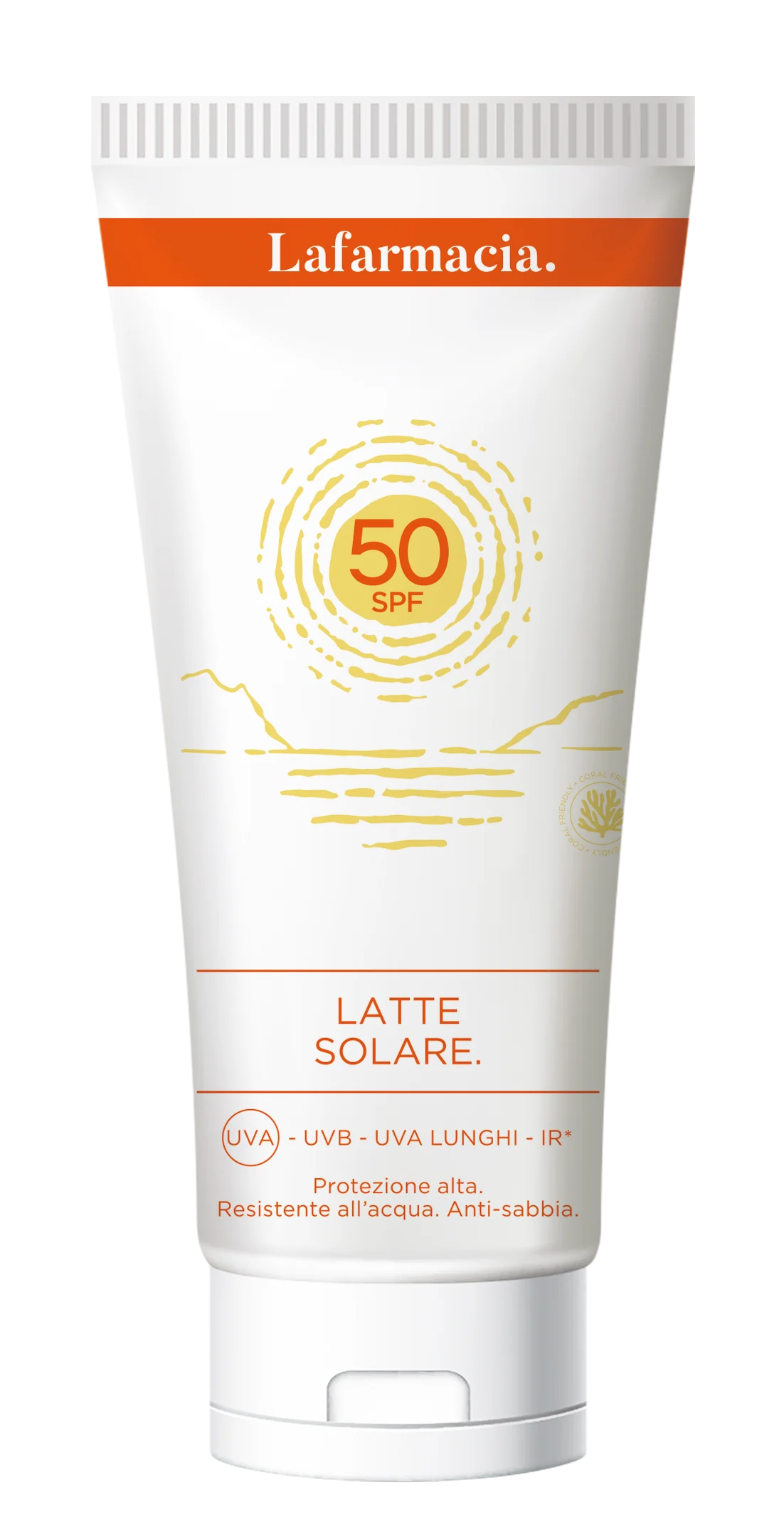 Latte Solare protezione 50 SPF - 100ml aroma cocco