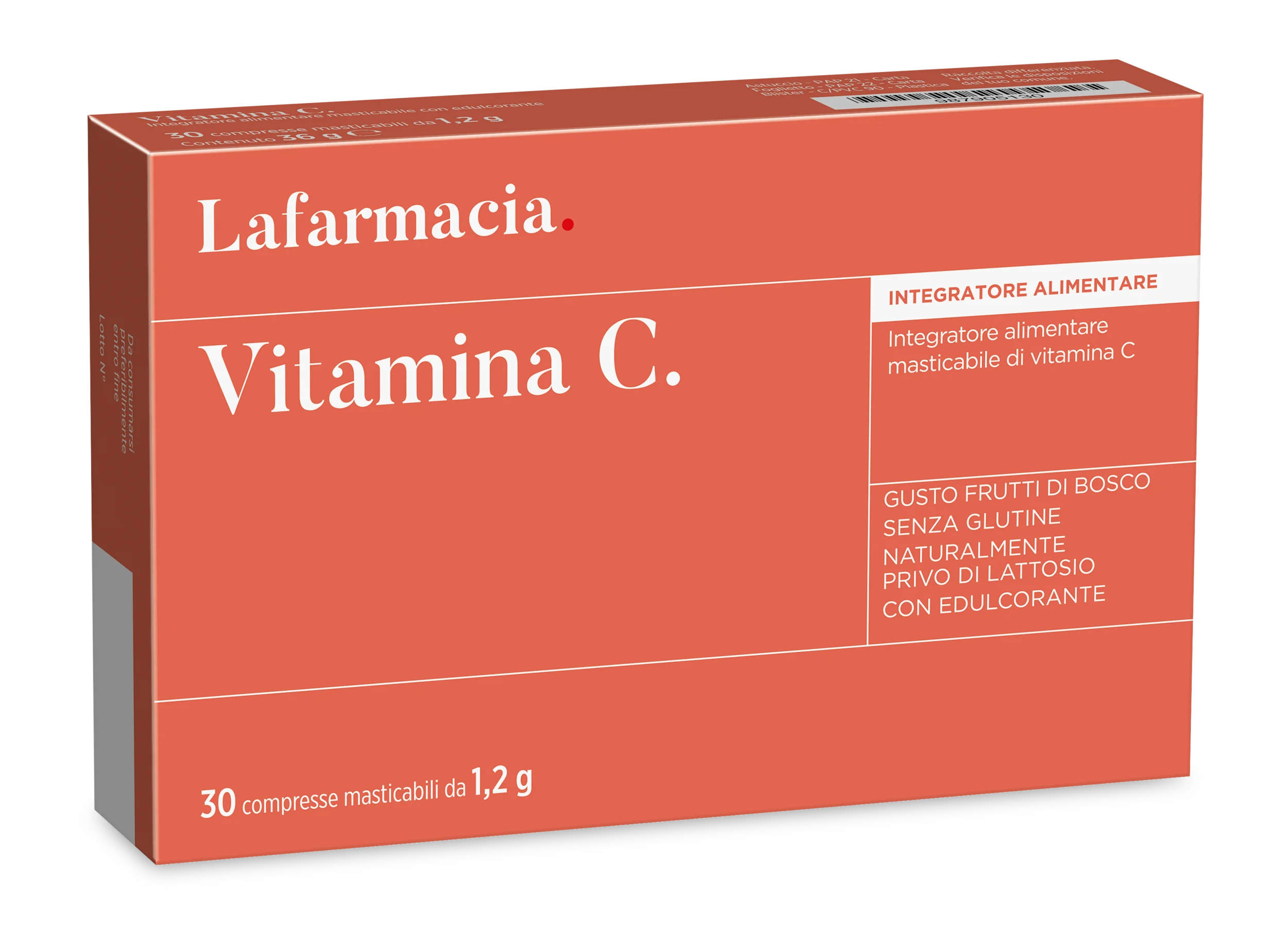 Integratori di Vitamina C ai frutti di bosco in compresse masticabili