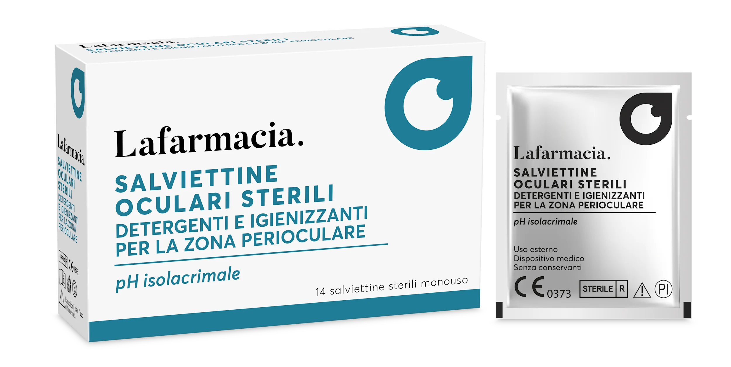 Salviettine oculari sterili 14 pezzi