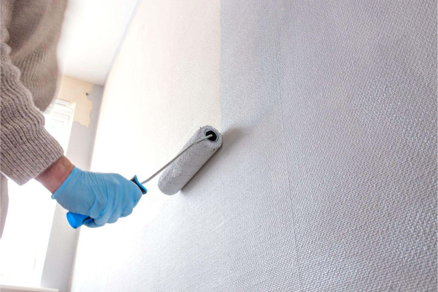 Jackalope Wallpaper Bathroom  DIY Smooth Textured Walls