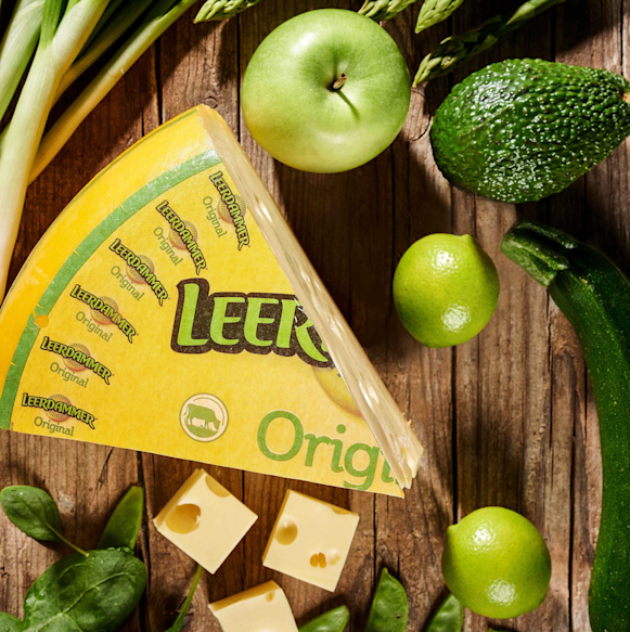 Sustainability Leerdammer® è naturalmente ricco di preziose sostanze nutritive