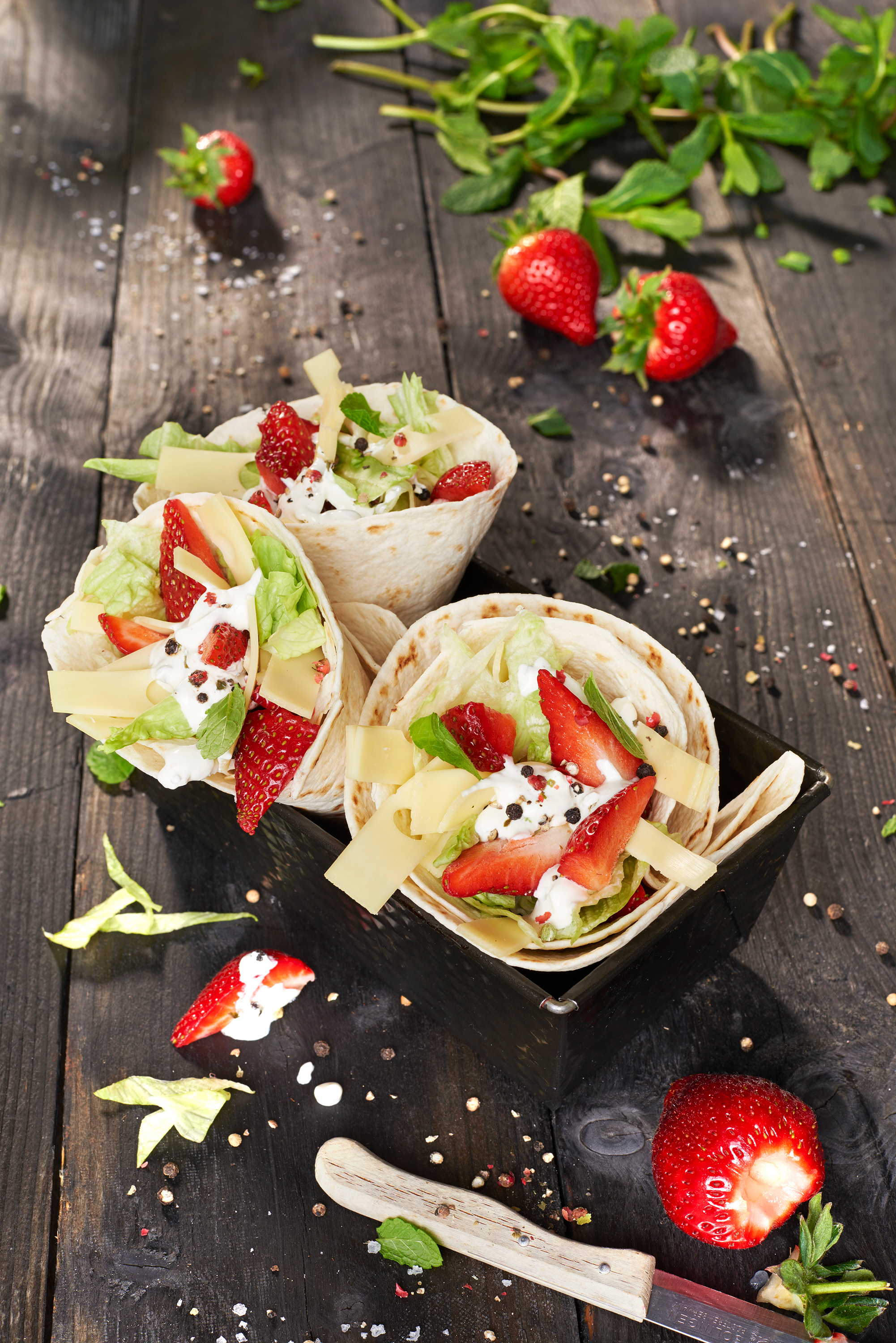 Tortillas con yogurt al pepe
