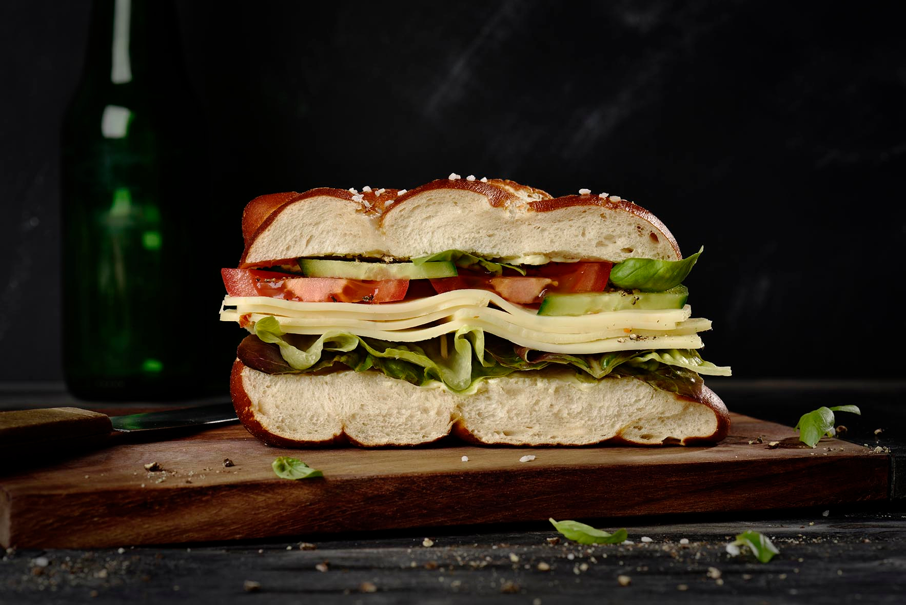 Leerdammer Laugensandwich