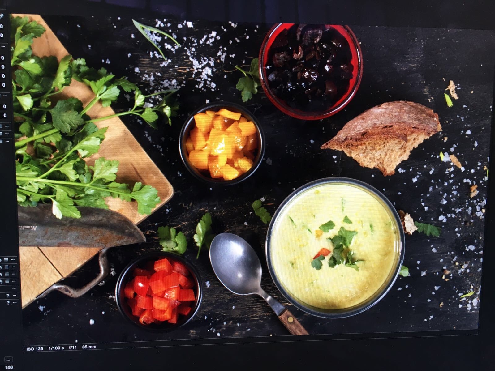 Soupe au poireau et au fromage