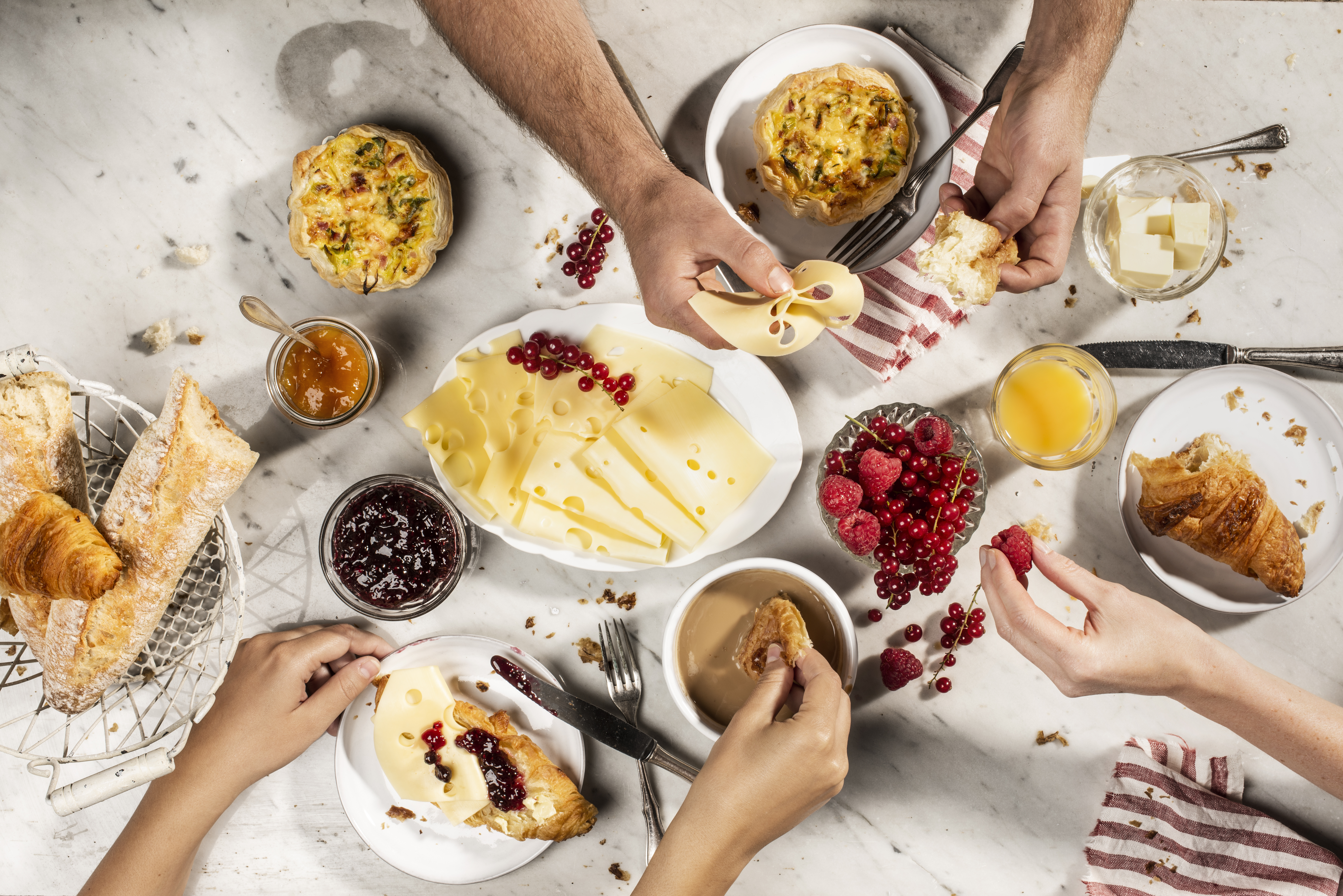 Petit-déjeuner français