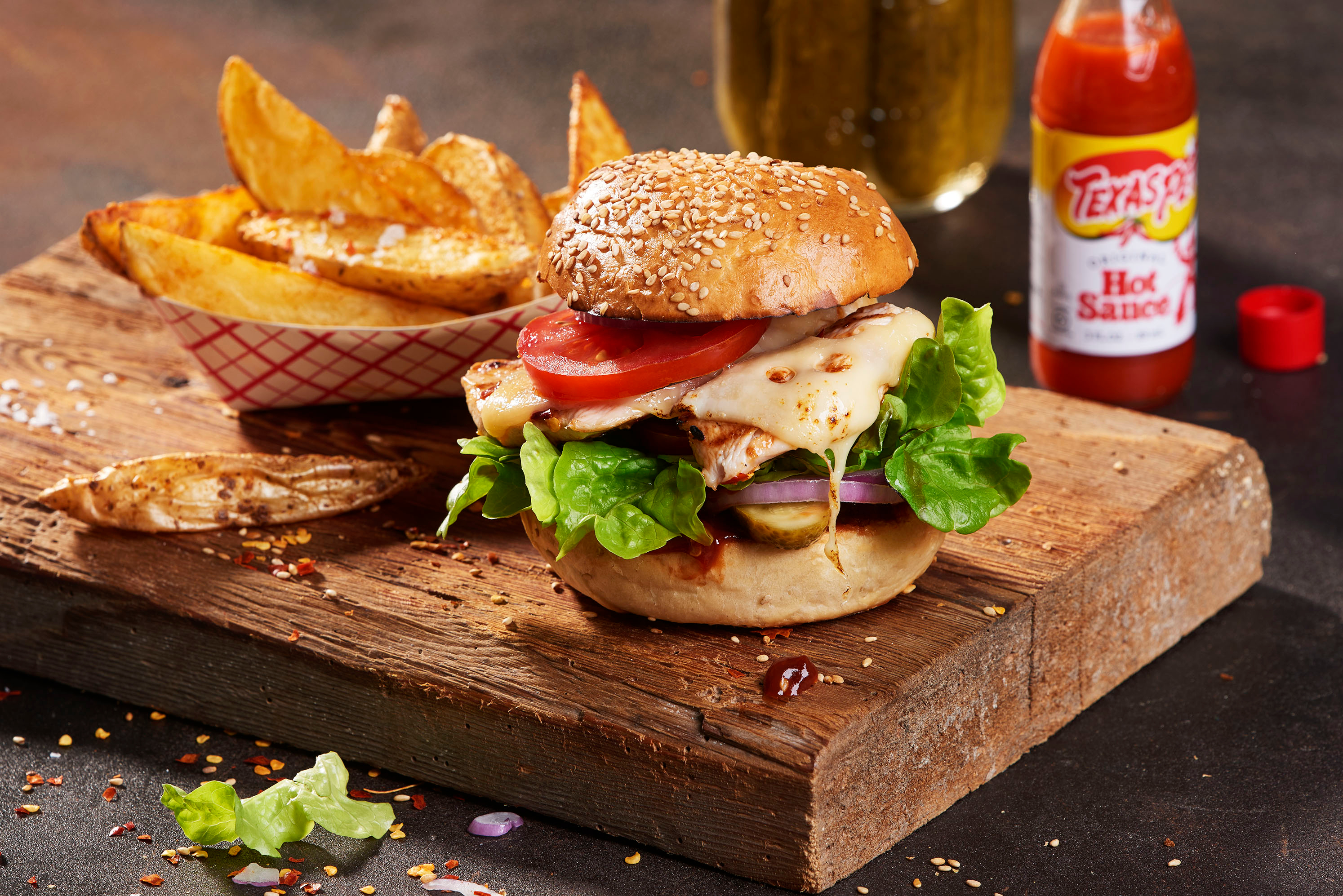 Chili-Chicken-Burger