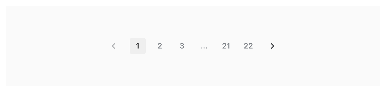 Truncation Pagination