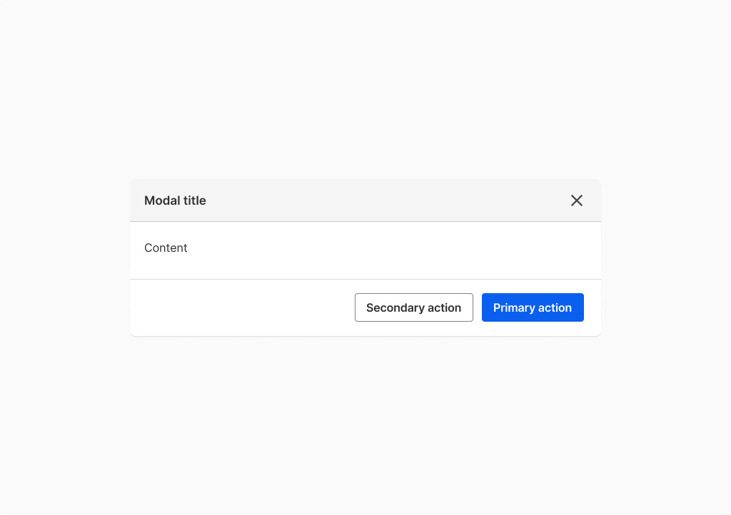 modal desktop