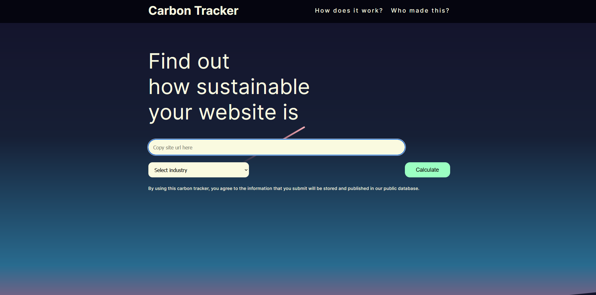 Homepage Screenshot