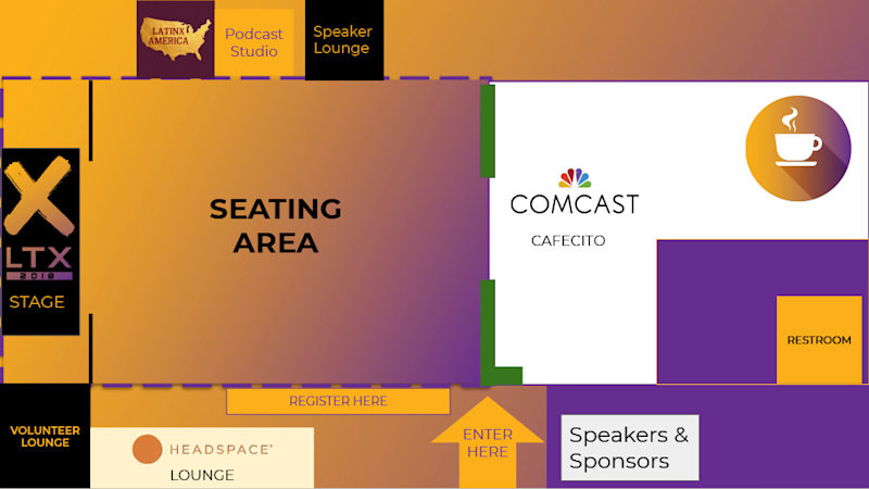  Latinx in Tech Summit 2018 Layout Plan