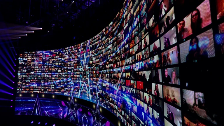Virtual Audience Wall on Britain's Got Talent