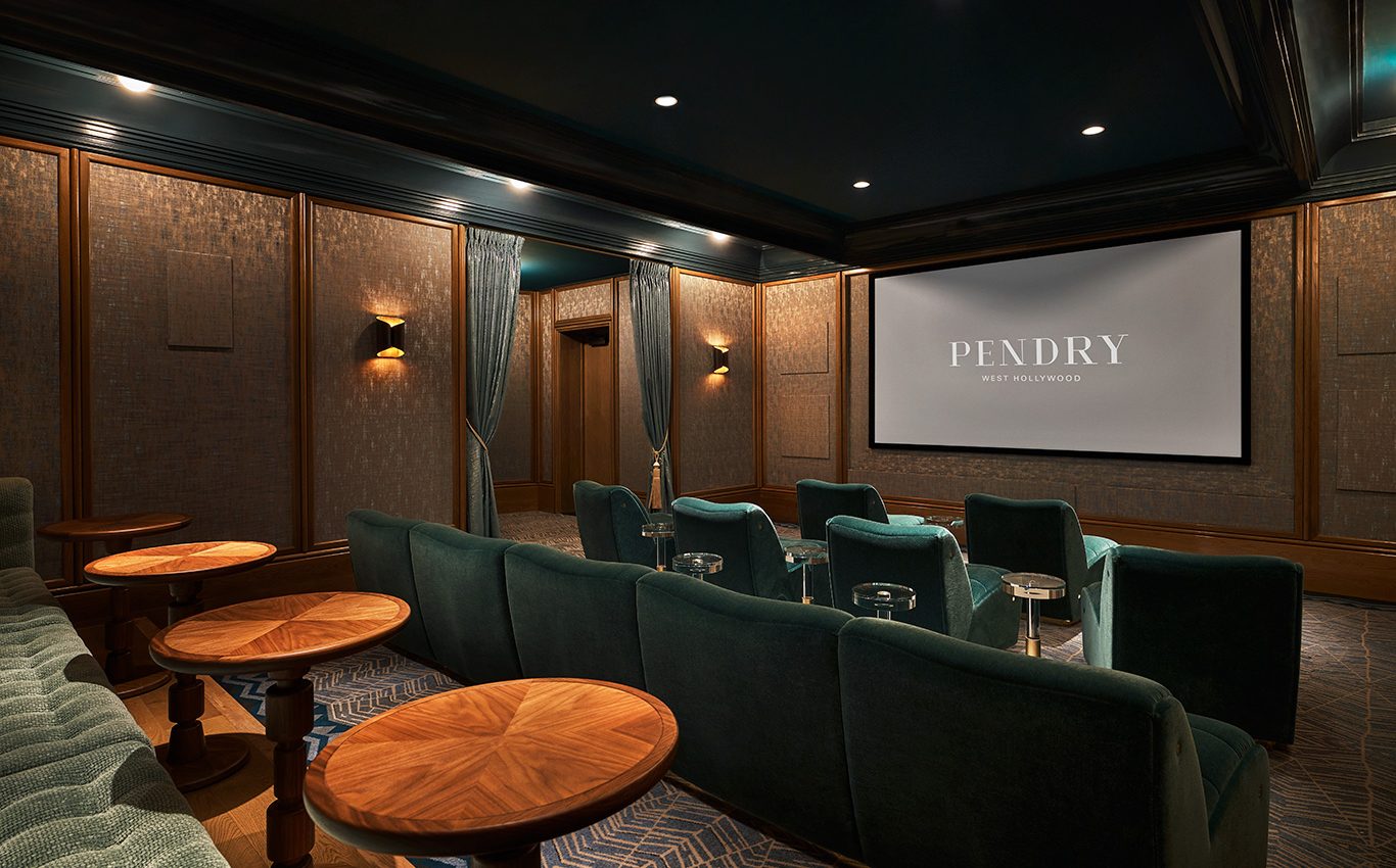 happily events Screening Room at Pendry West Hollywood