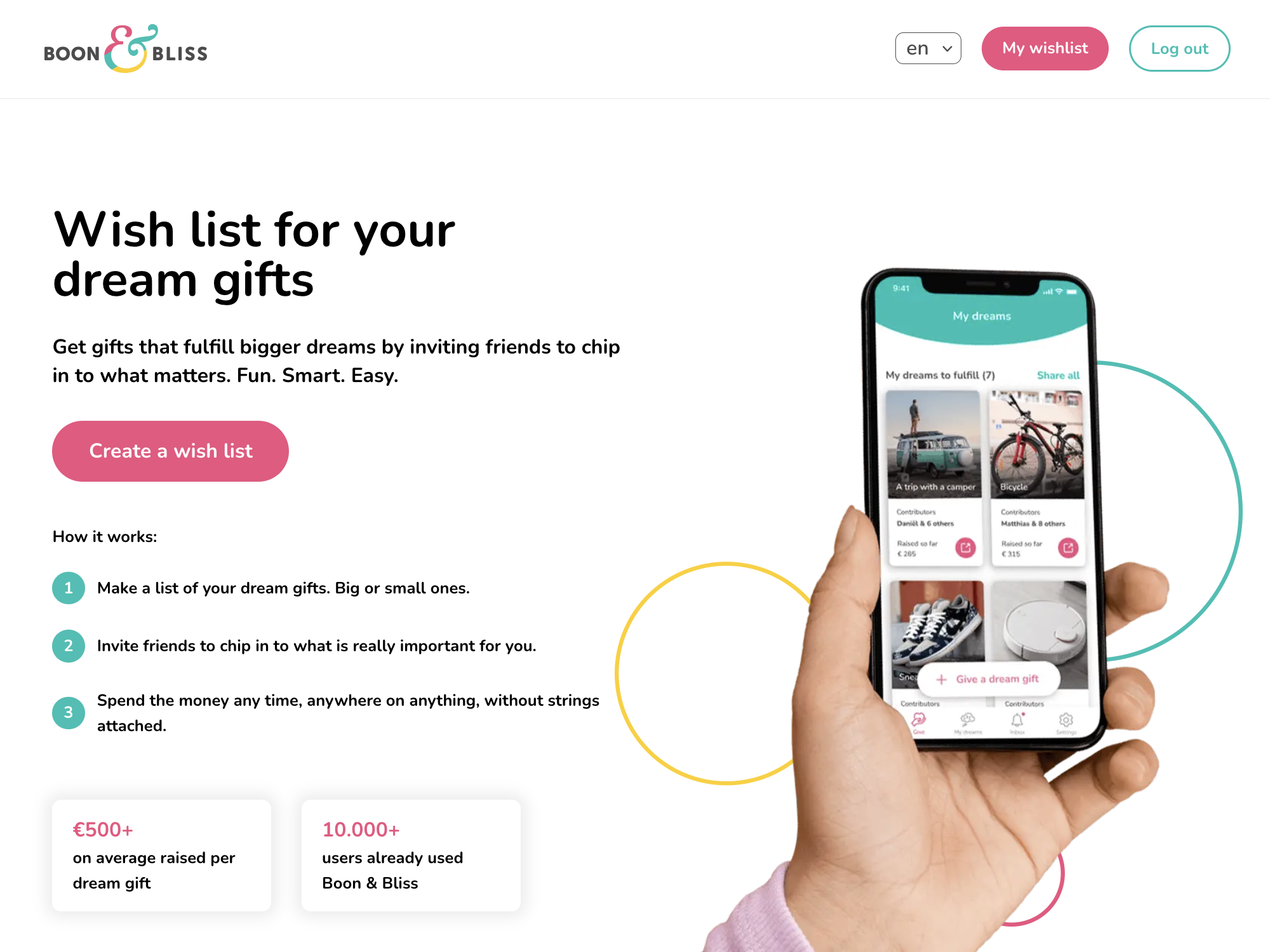 Create digital wishlist for free