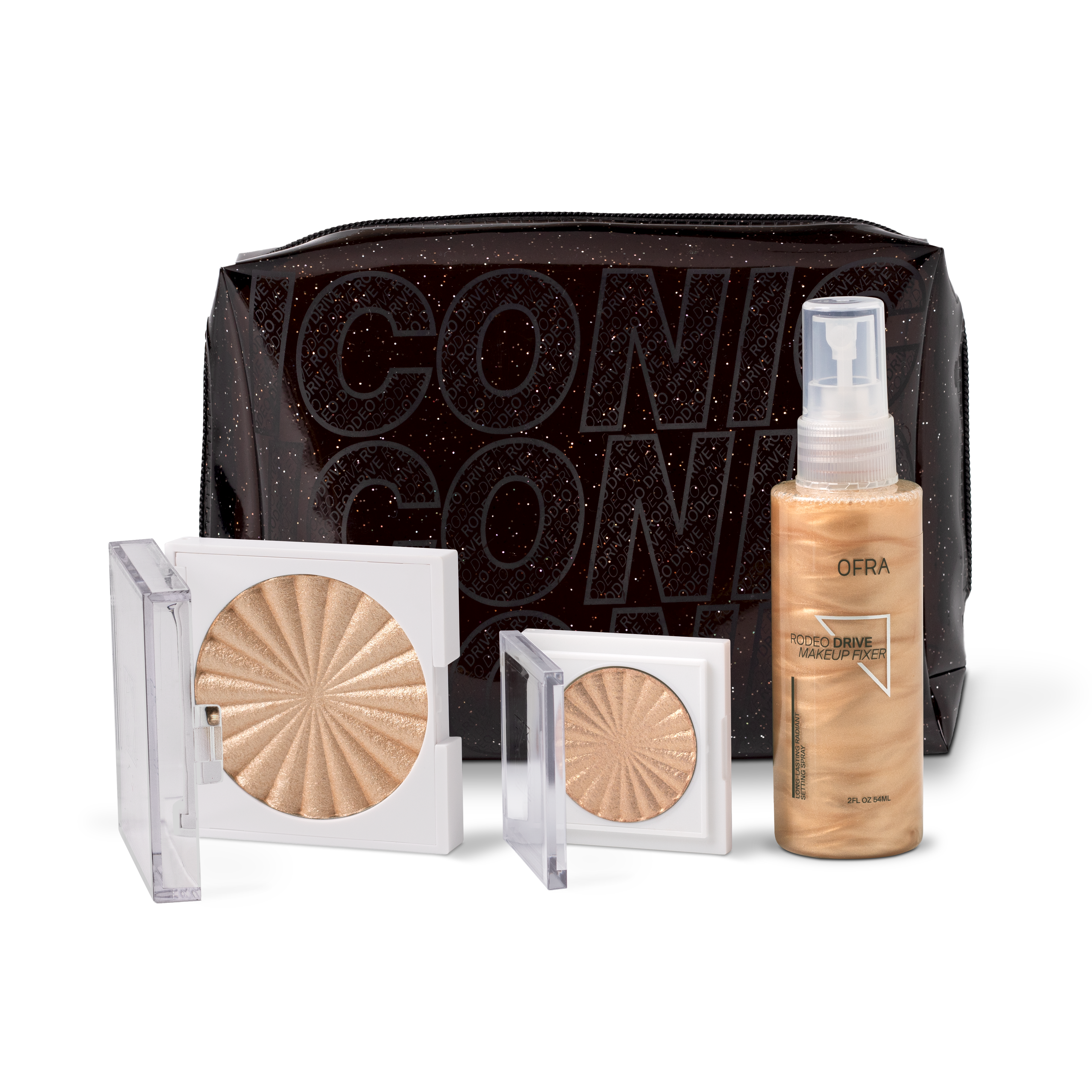 Ofra Cosmetics Iconic Collection - Rodeo Drive | Highlighter Makeup Bundle | Vegan & Cruelty-Free Makeup