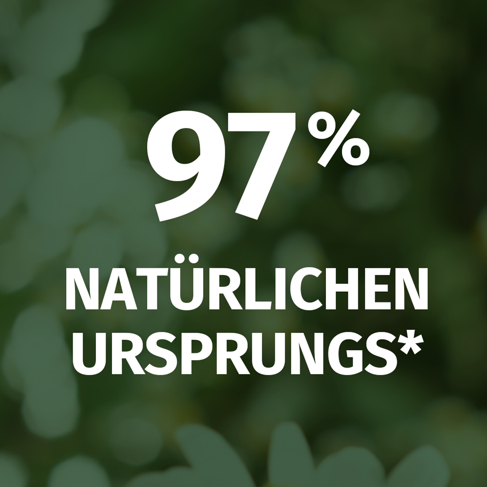 97% natürlichen ursprungs*