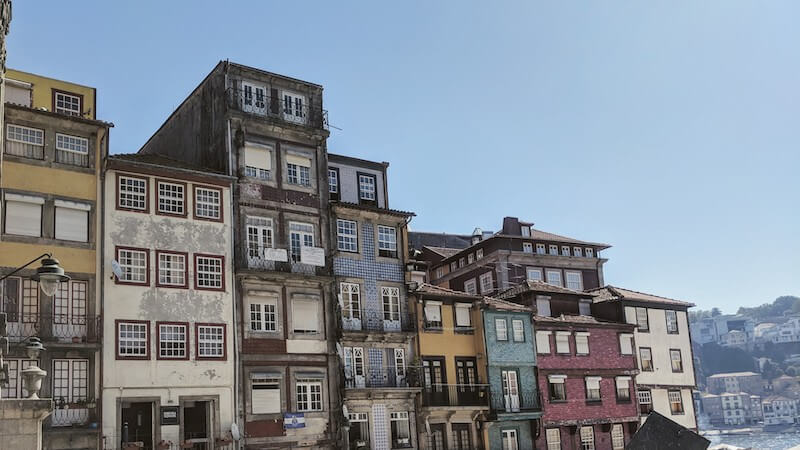 Colourful apartments on the banks of the rive Douro