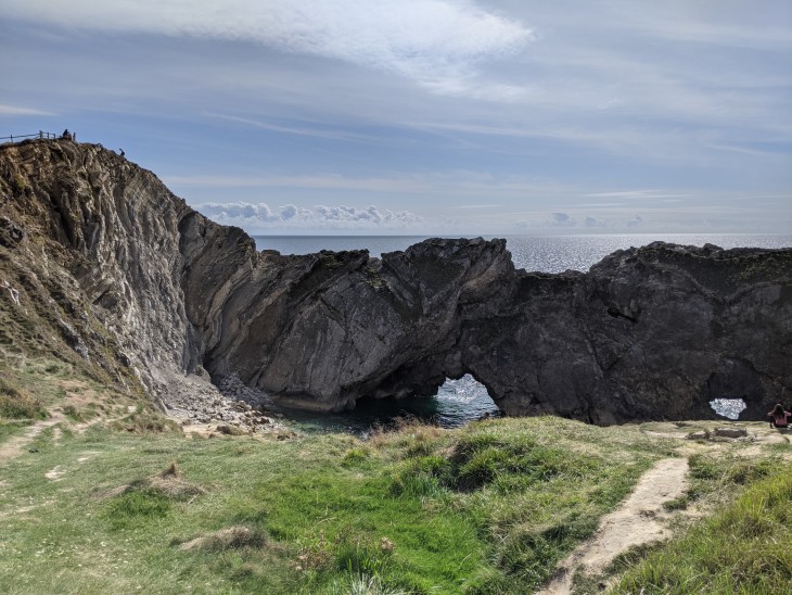 rock formations carved out by the sea