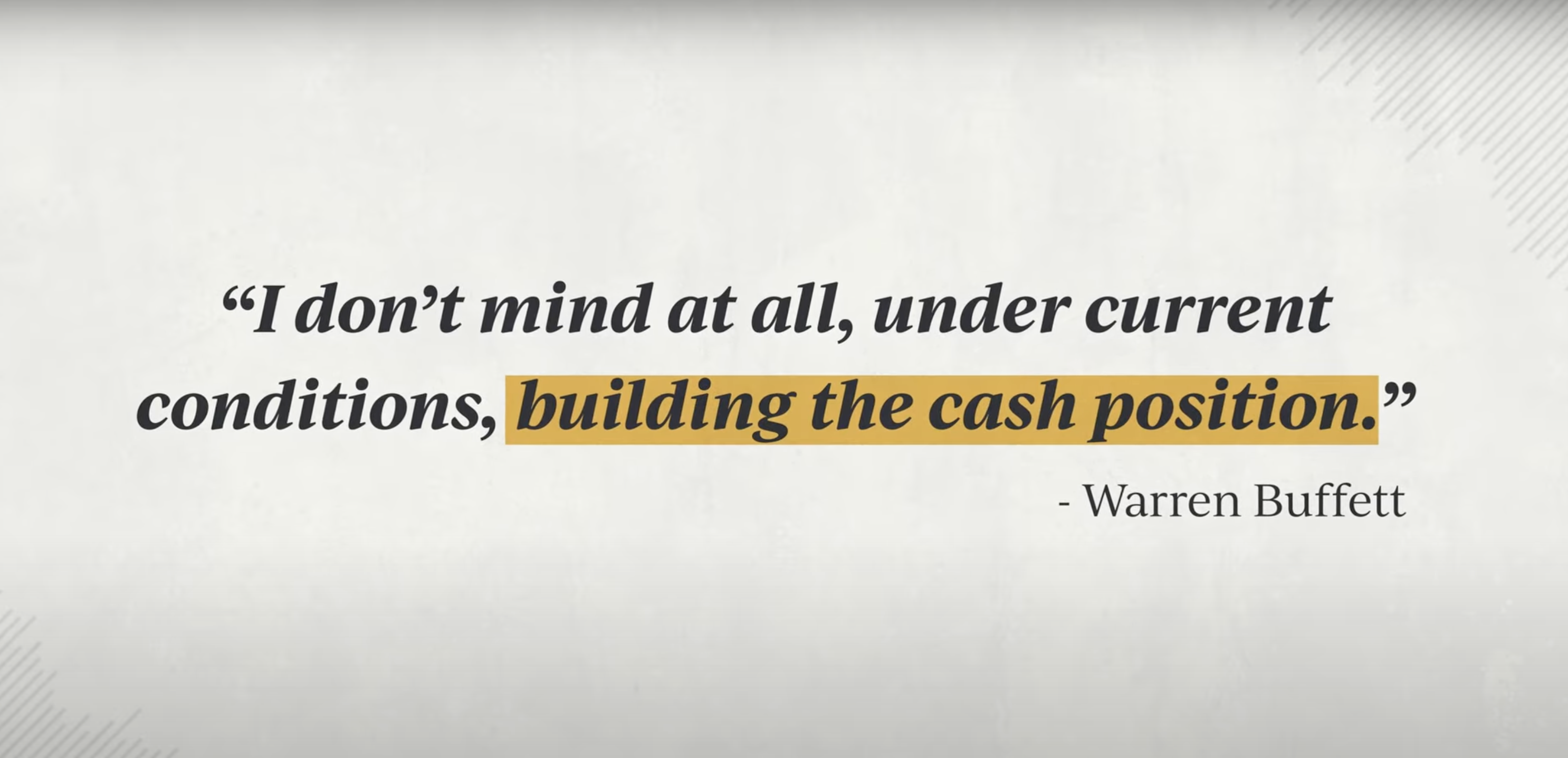 Is Warren Buffett Predicting a Stock Market Crash?