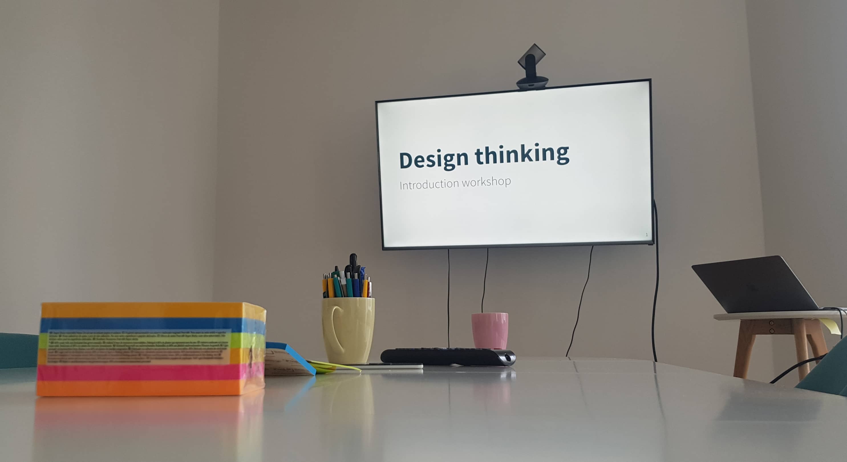 Design thinking workshop cover