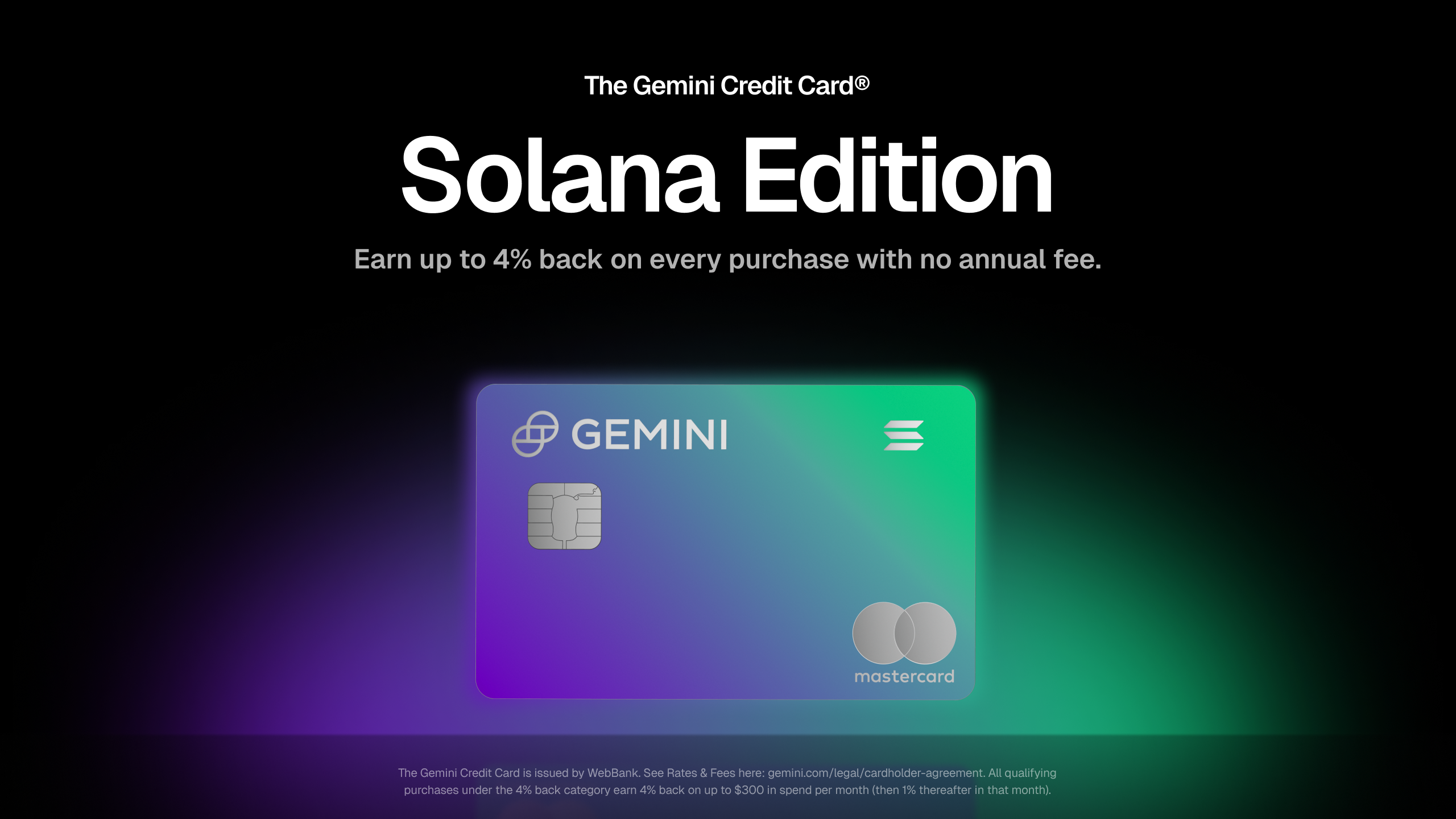 Gemini Releases Solana Edition of the Gemini Credit Card and